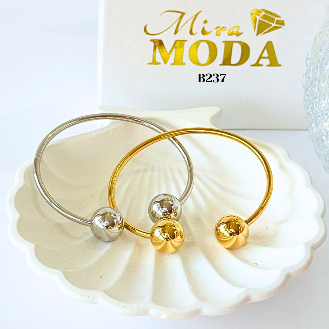 B237 Premium Bubble Bangle 18cm | MIRA MODA