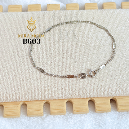 B603 Anklet Gold Plated Bracelet Hypoallergenic Tarnish-Resistant Water-Safe Jewelry for Men & Women | MIRA MODA
