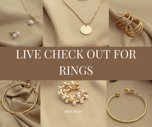 LIVE CHECK OUT FOR 𝐑𝐈𝐍𝐆𝐒 | MIRA MODA