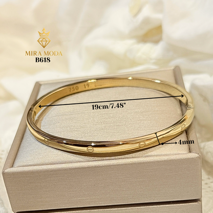 B618 Trendy Love Bangle 19cm | MIRA MODA