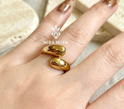 R289 Tear Drop Adjustable Ring