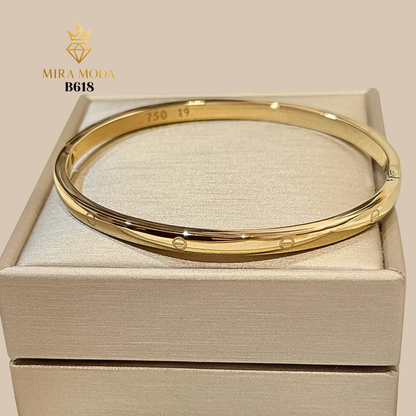 B618 Trendy Love Bangle 19cm | MIRA MODA