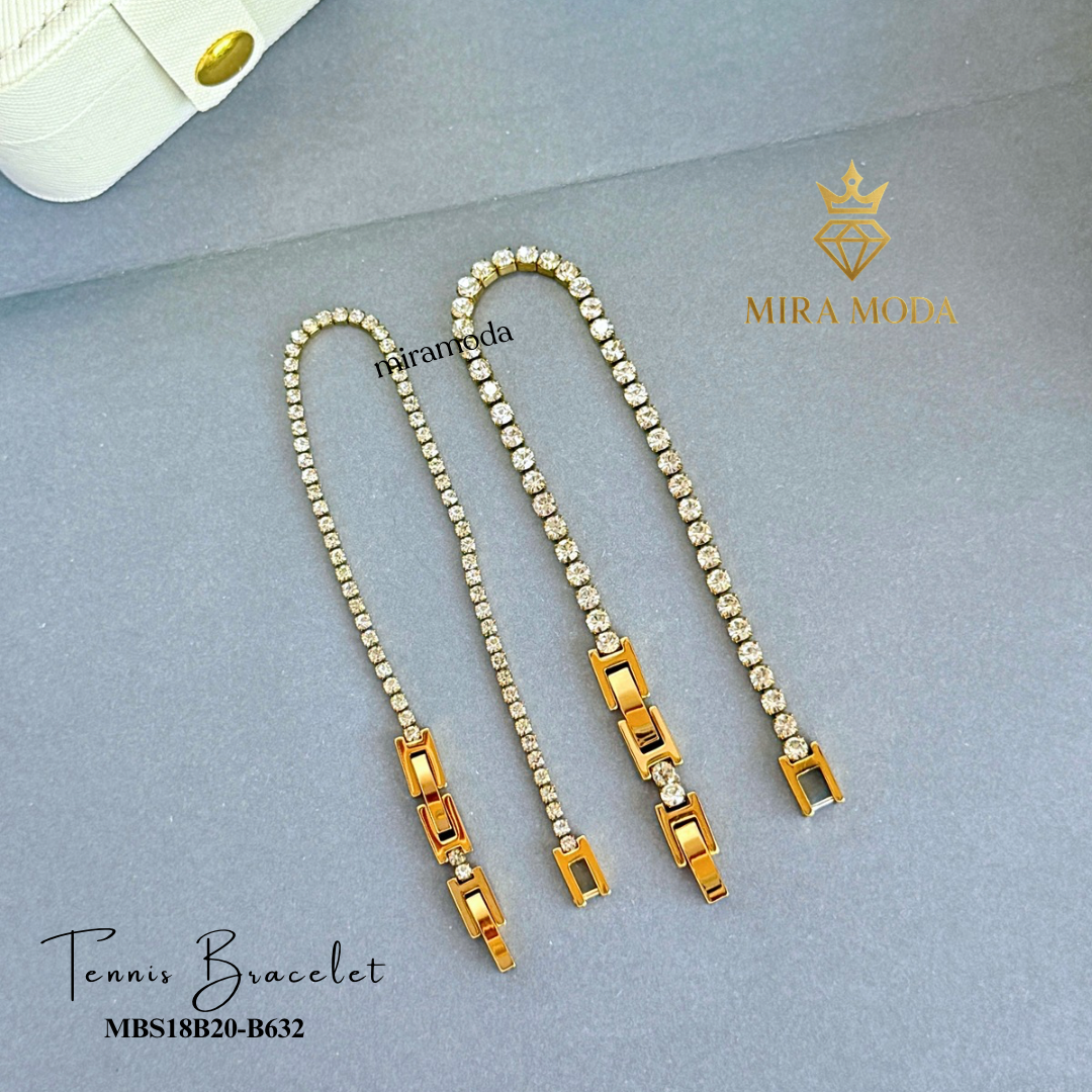 B632 Luxury Aesthetic Tennis Bracelet ✨ Tarnish Resistant Hypoallergenic | MIRA MODA