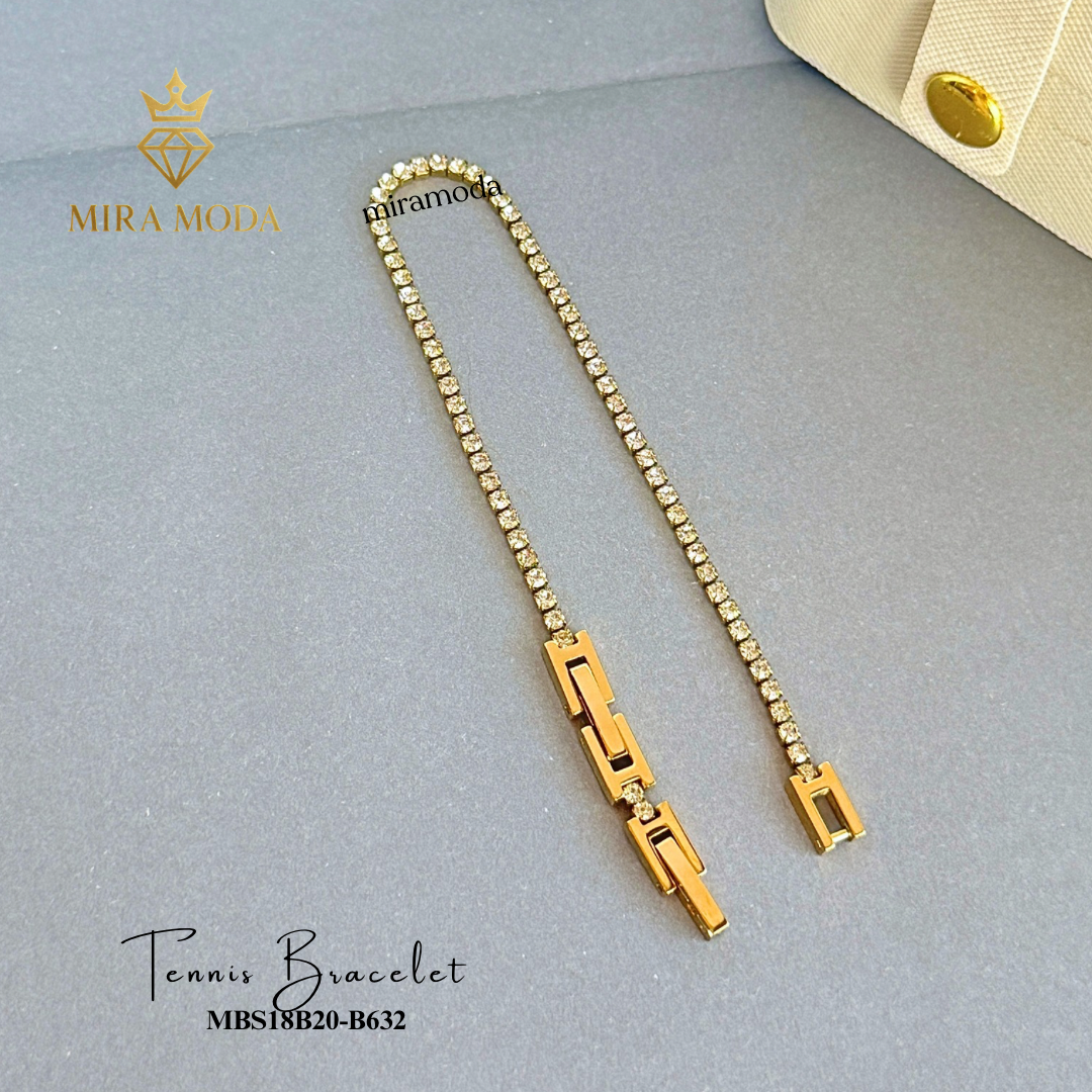 B632 Luxury Aesthetic Tennis Bracelet ✨ Tarnish Resistant Hypoallergenic | MIRA MODA