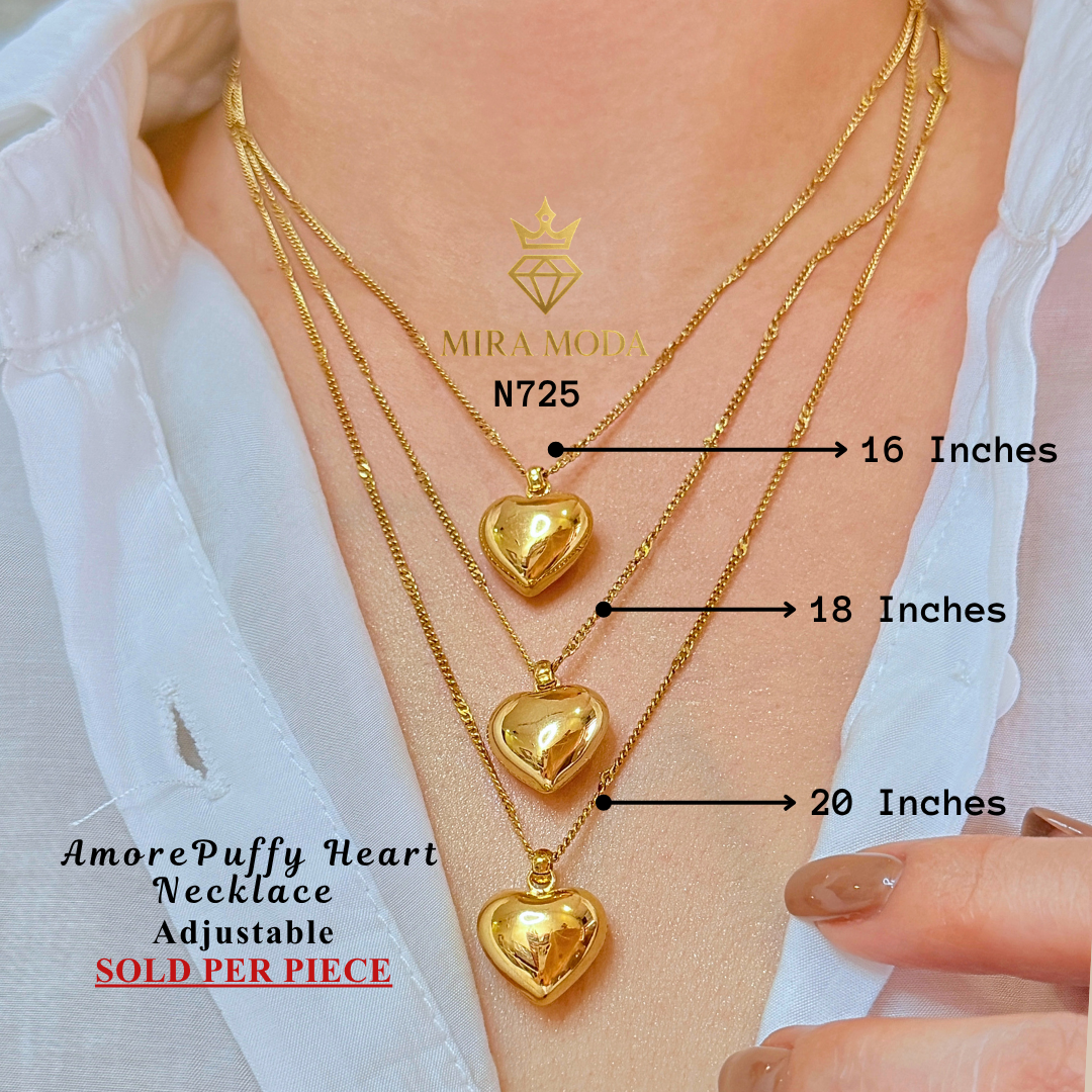 N726 Verona U Link Pendant Necklace 18k Italy Gold Plated Paperclip Chain for Women Tarnish Resistant Hypoallergenic 18" Round Lock with Stamp | MIRA MODA