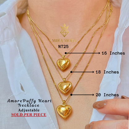 N726 Verona U Link Pendant Necklace 18k Italy Gold Plated Paperclip Chain for Women Tarnish Resistant Hypoallergenic 18" Round Lock with Stamp | MIRA MODA