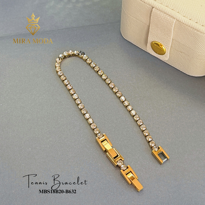 B632 Luxury Aesthetic Tennis Bracelet ✨ Tarnish Resistant Hypoallergenic | MIRA MODA